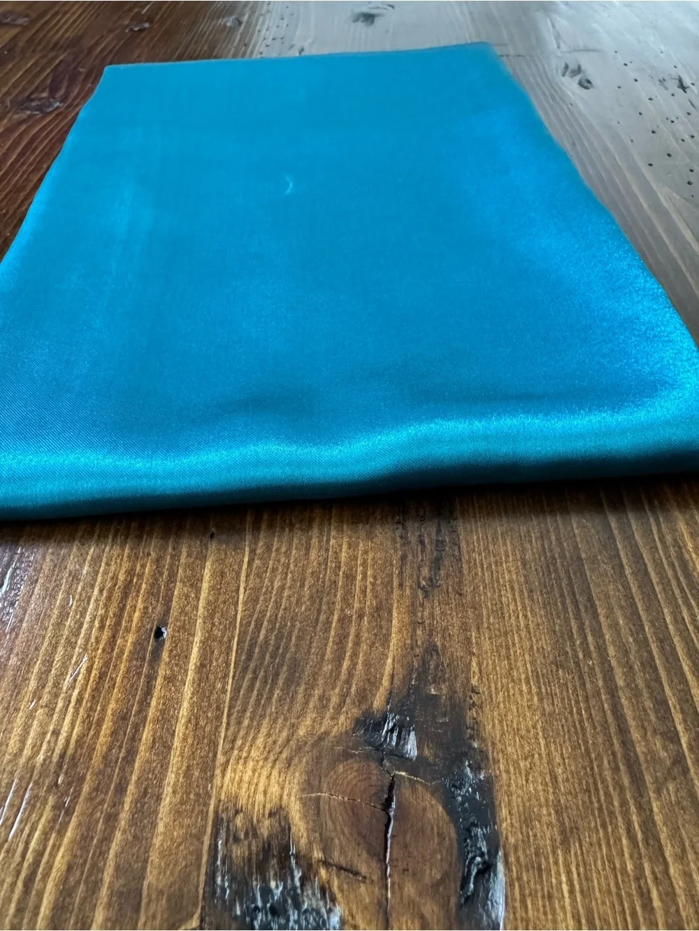 Teal Satin Pillowcase - Luxury Bedding